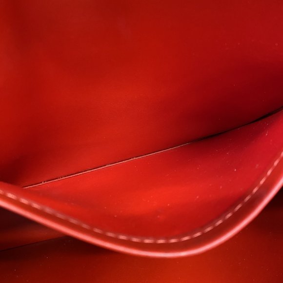 Louis Vuitton Vernis Sutton Tote Bag M91080 Rouge Women's - Picture 10 of 12